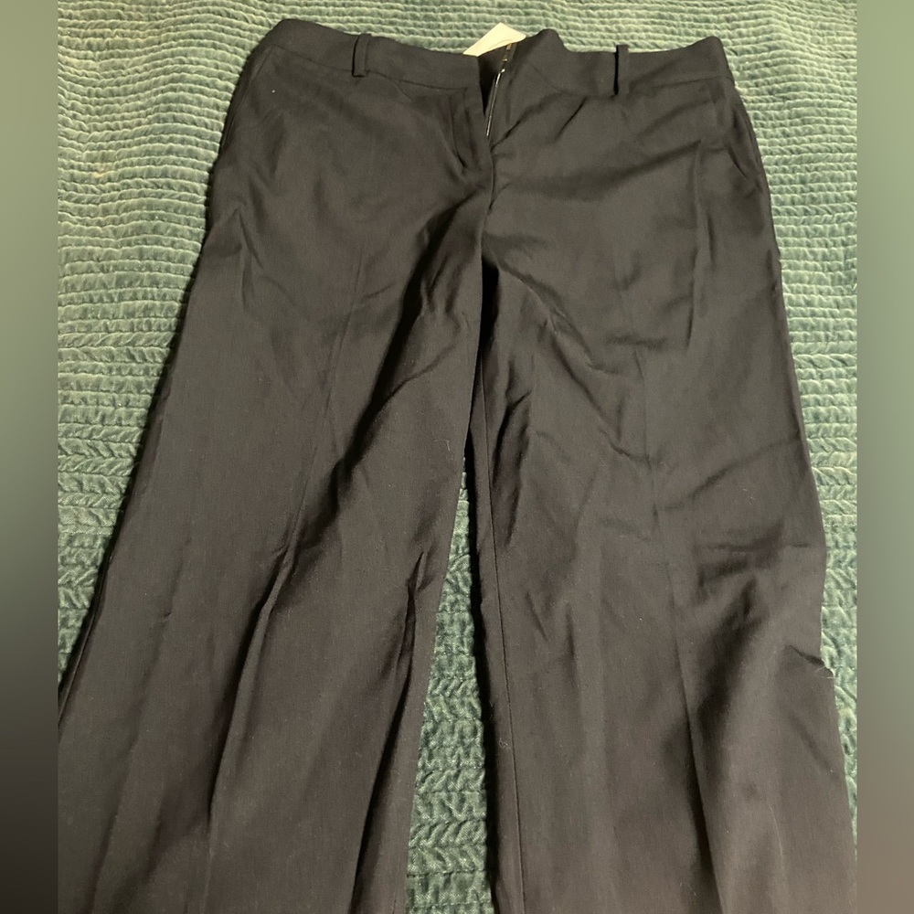 Navy Straight Leg Ann Taylor work pants